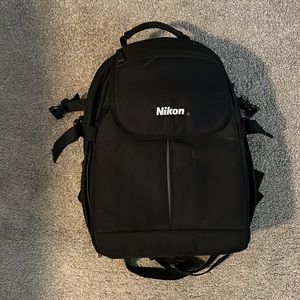 Black Nikon Camera Backpack